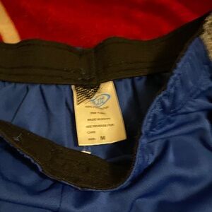 Blue and Black Athletic Shorts
